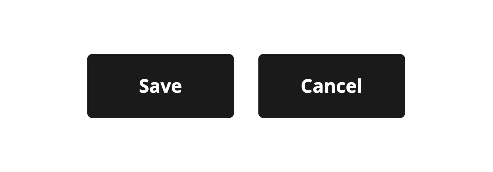 Don't include multiple primary buttons in the same section to prevent confusion and visual clutter.